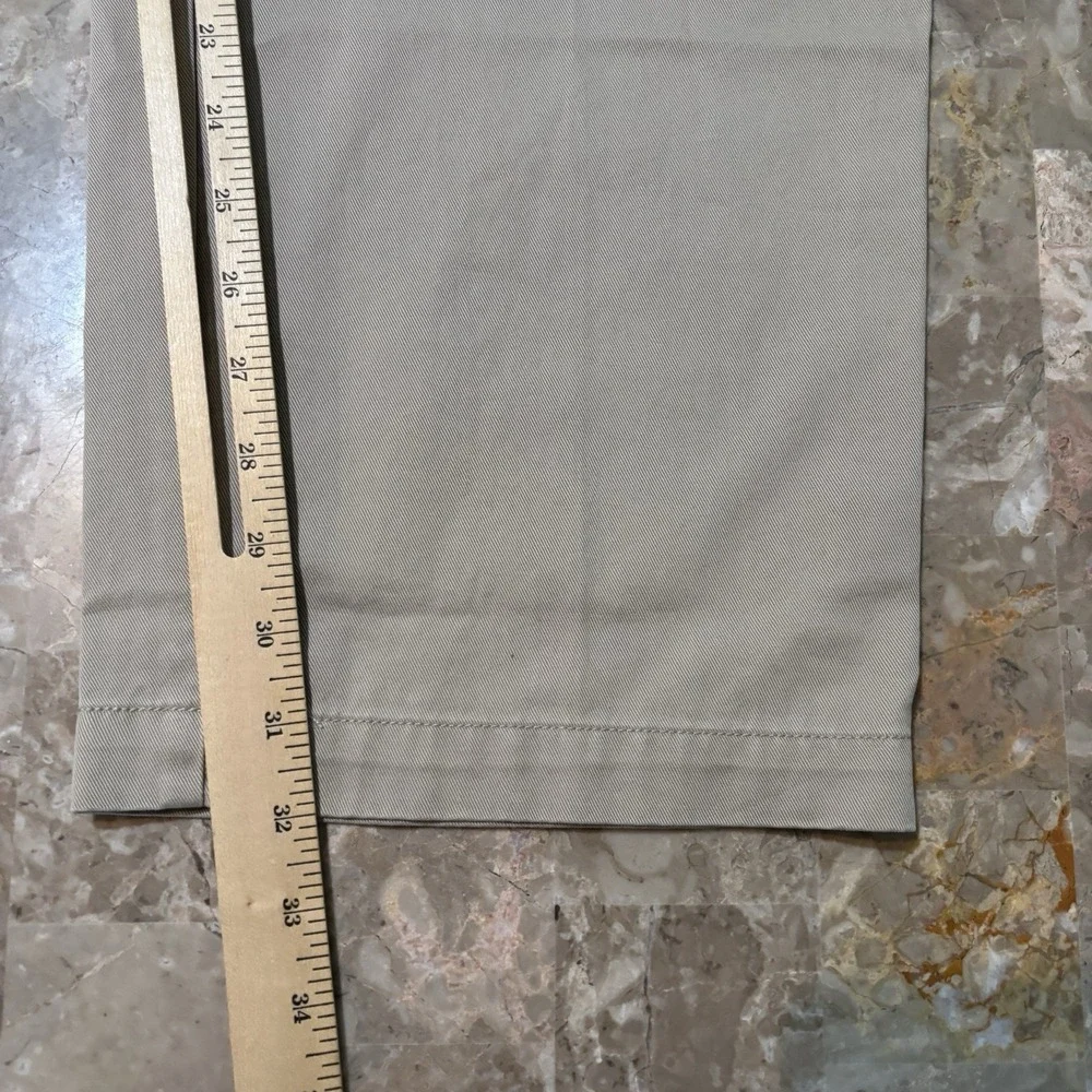 Polo Ralph Pants Mens 38x32 Khaki Tan Andrew Pant Double Pleat Vintage NEW
